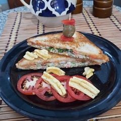 Vegetable Curd Sandwich A picture of Vegetable Curd Sandwich.