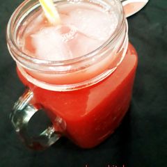 A picture of Water melon squash, water melon juice.