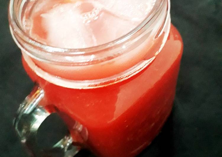 Recipe of Any-night-of-the-week Water melon squash, water melon juice