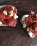 Mini pizzas de pan molde