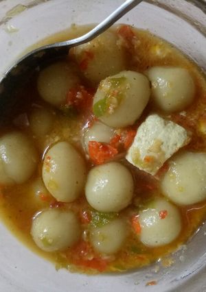 Foto resep Cilok kuah pedess