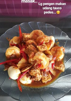 Foto resep Taoco udang tumis tempe telor puyuh