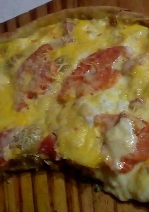 Una foto de Tarta de jamón y queso