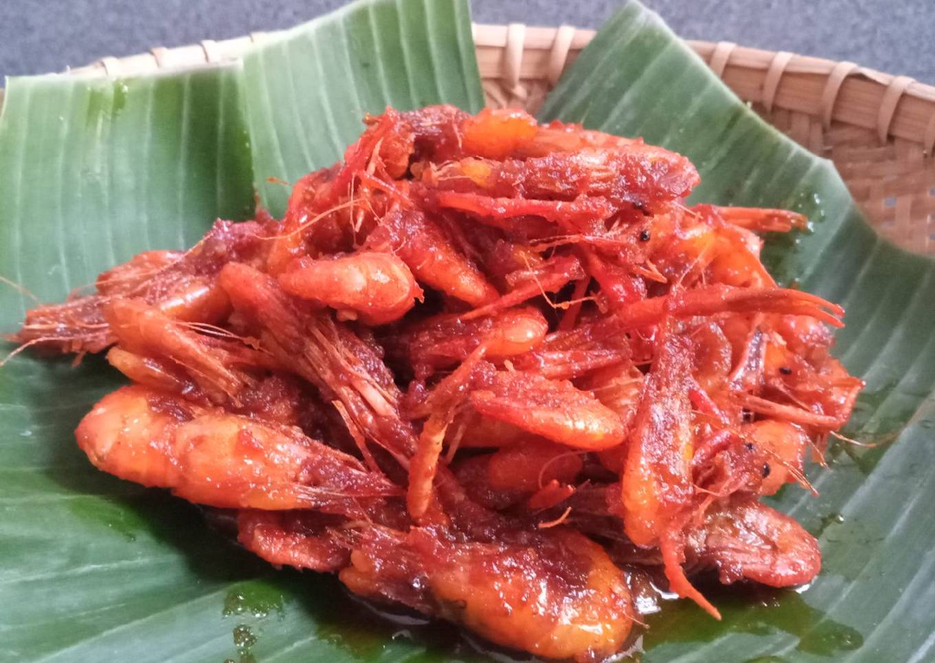 Sambal goreng udang danau