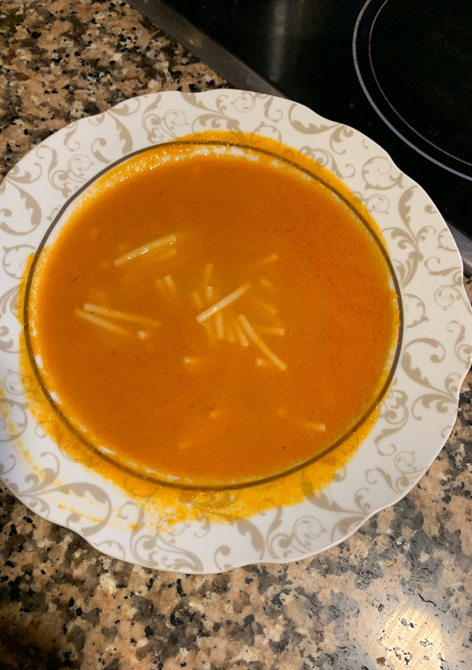 Una foto de Sopa de almejas