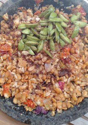 Foto resep Sambel Tempe + Pete