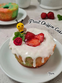 Foto resep Fruit Chiffon Cake