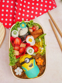 Foto resep Minion Bento (Stuart The Minion)