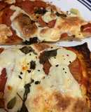 Pizza margarita casera