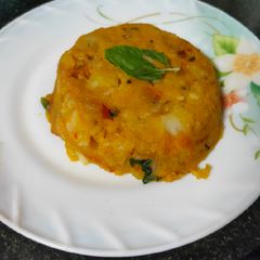 A picture of Aloo bharta.
