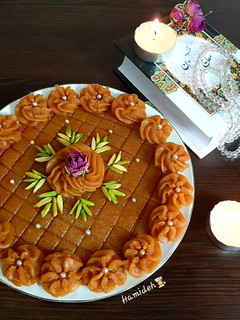 عکسی از دستور حلوای سه آرد 🥰