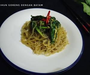 Ini Caranya Bihun goreng dengan bayam Yummy Mantul Ini Caranya Bihun goreng dengan bayam Yummy Mantul