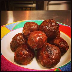 A picture of BBQ Meatballs.
