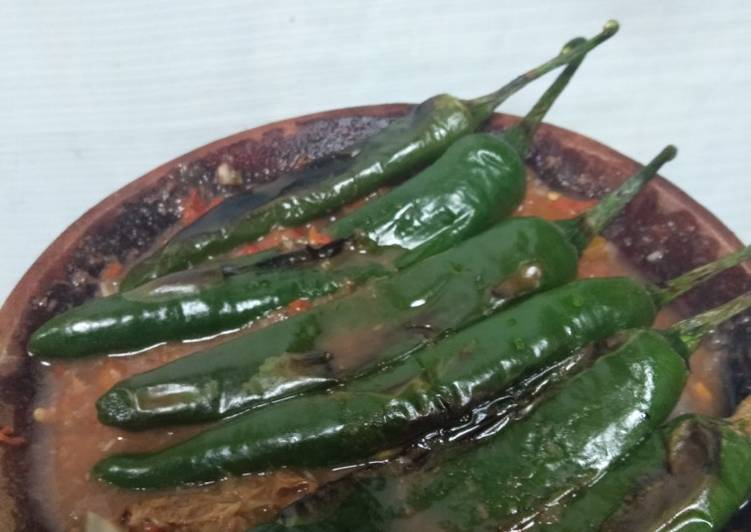 Pecak cabe ijo super nikmat