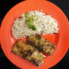 A picture of Coriander Fish.