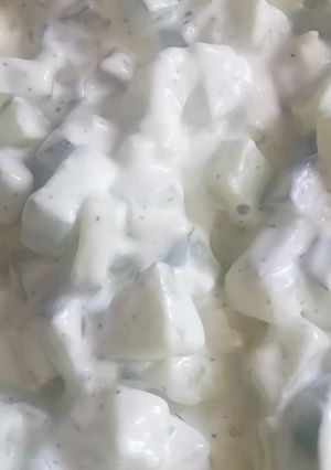 Une photo de Salade de concombre au yaourt