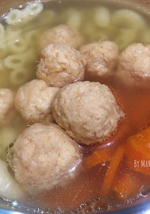 Foto resep Sup Bakso Salmon