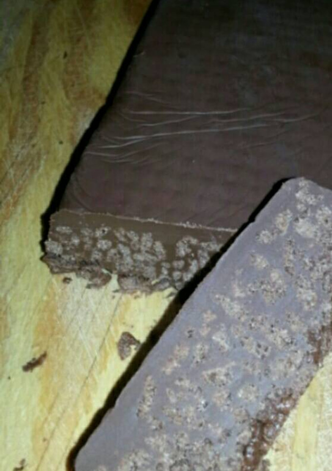 Una foto de Turrón de chocolate casero