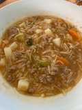 Sopa de Carne Molida