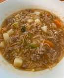 Sopa de Carne Molida