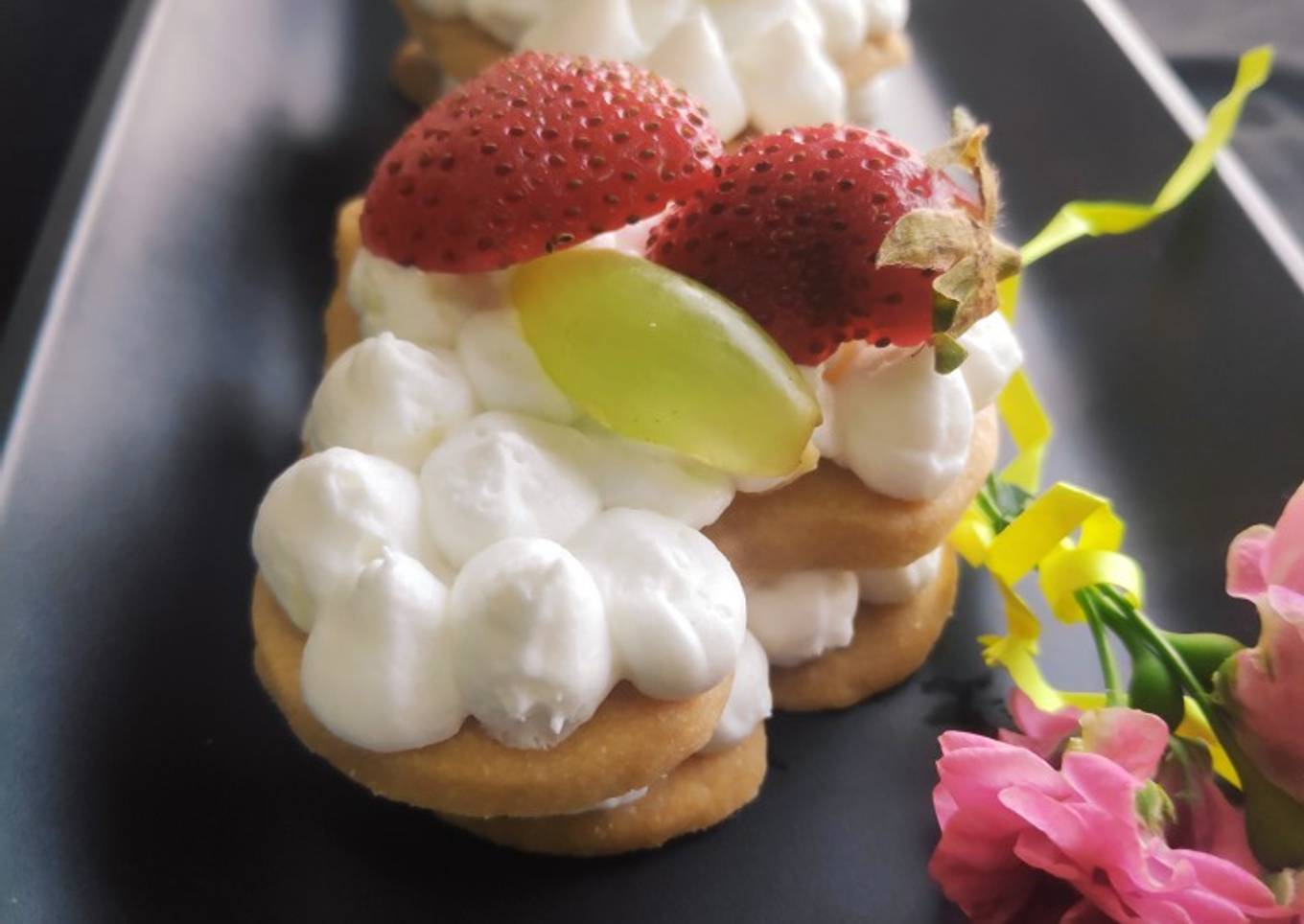 Mini tart cakes with Jackfruit mousse