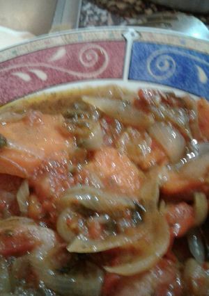 Una foto de Chorizos a la pomarola