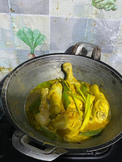Foto resep Ayam ungkep bumbu kuning