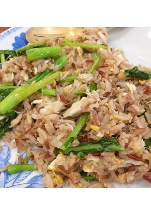 รูปของ ข้าวกล้องผัดปู
