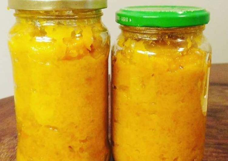 Mermelada de mandarina y zapallo coreano