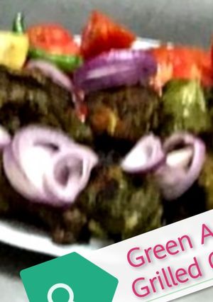 A picture of Green Afghani Grilled Chicken.