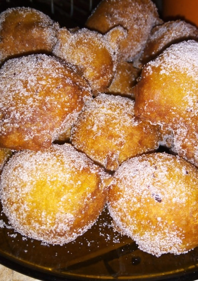 Una foto de Buñuelos de manzanas
