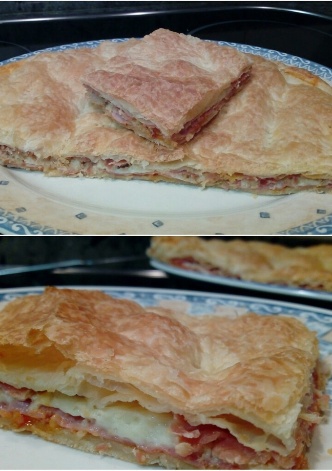 Una foto de Empanada de jamón y queso
