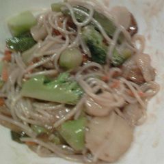 A picture of Vegetable Stir Fry with Noodles.