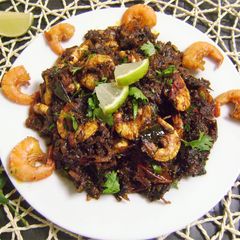 A picture of Chettinad Prawn Pepper Fry.