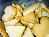 Galletitas glaseadas de limón y vainilla