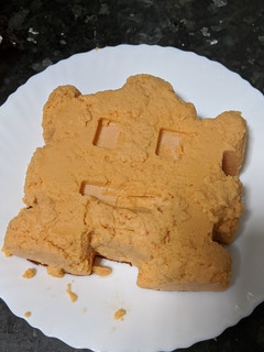 Una foto de Puding de gambas