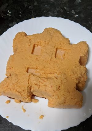 Una foto de Puding de gambas
