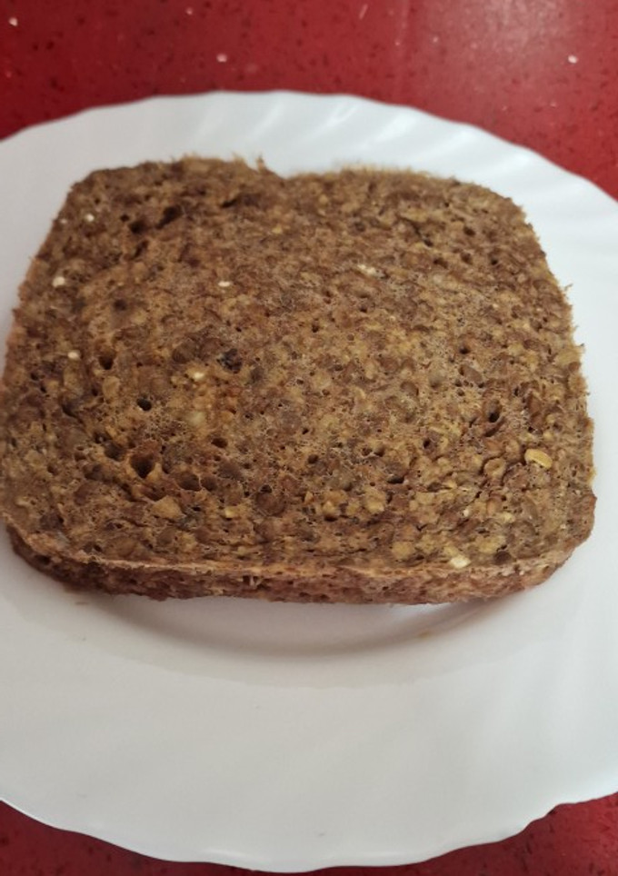 Una foto de Pan de lentejas al microondas