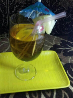 A picture of Pineapple virgin mocktail.