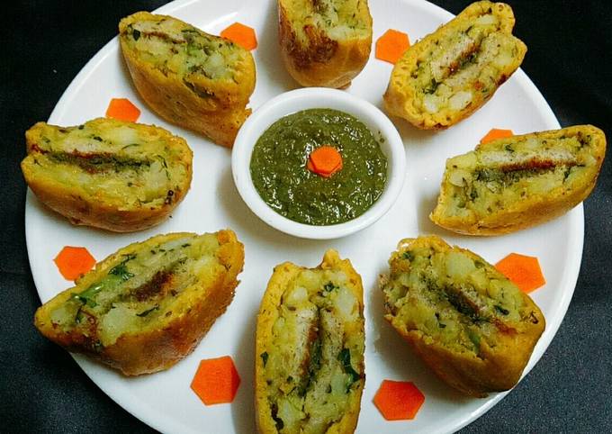 Stuffed bread vada