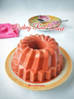 Foto resep Puding Red Velvet