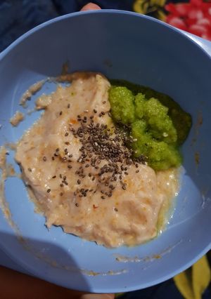 Foto resep Mpasi 6m+ Salmon Brokoli