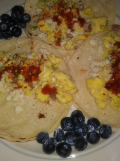 A picture of Anita's Tortillas & Eggs With Hot Sauce🌶.
