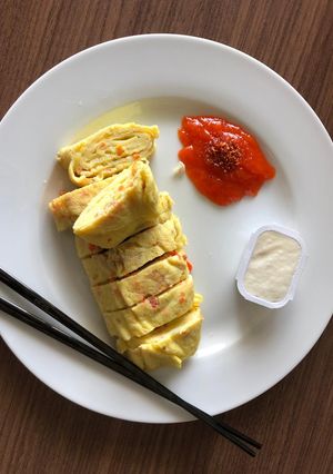 Foto resep Tamagoyaki - telur gulung a la jepang