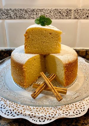 Foto principal de Bizcocho de queso crema y requesón sin horno!