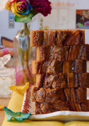 صورة لوصفة كيك الموز بالقرفة 🍌🍞