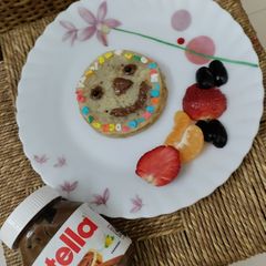 A picture of Nutella pancake Sandwich.