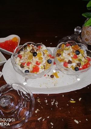 અમેરીકન ડ્રાયફ્રૂટસ શ્રીખંડ (American dry Fruit Shrikhand Recipe In Gujarati) રેસીપી મુખ્ય ફોટો