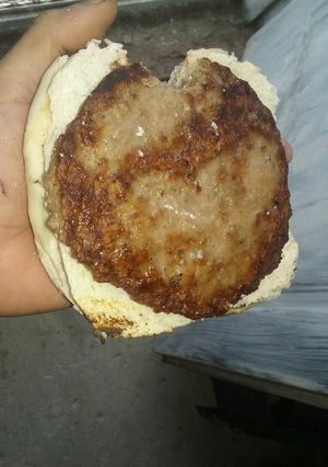 Una foto de Hamburguesa vegana