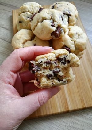 Une photo de Cookies super moelleux sans beurre 🍪